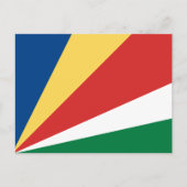 Vlag van de Seychellen Briefkaart (Voorkant)