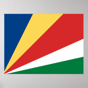 Vlag van de Seychellen Poster