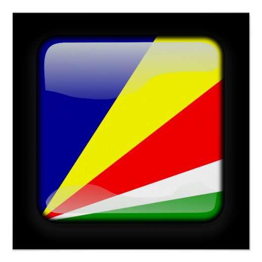 Vlag van de Seychellen Poster (Voorkant)