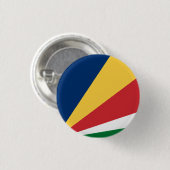 Vlag van de Seychellen Ronde Button 3,2 Cm (Voorkant /achterkant)