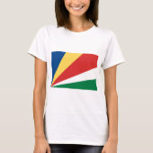 Vlag van de Seychellen T-shirt (Voorkant)