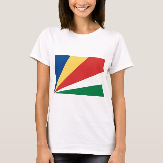 Vlag van de Seychellen T-shirt (Voorkant)