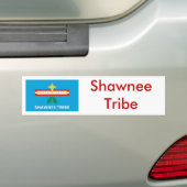 Vlag van de Shawnee-stam Bumpersticker (Op auto)