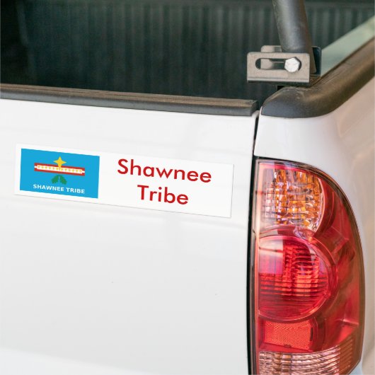 Vlag van de Shawnee-stam Bumpersticker (Op Truck)