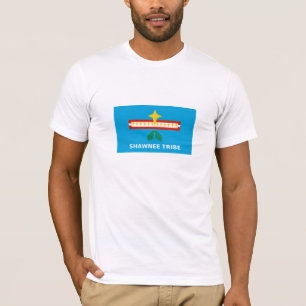 Vlag van de Shawnee-stam van Oklahoma T-shirt