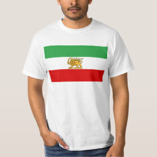 Vlag van de sjah van Iran (1964-1980) ش خ ر ی T-shirt