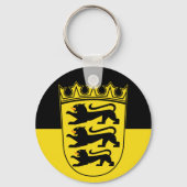 Vlag van de Sleutelhanger Baden-Württemberg (Voorkant)