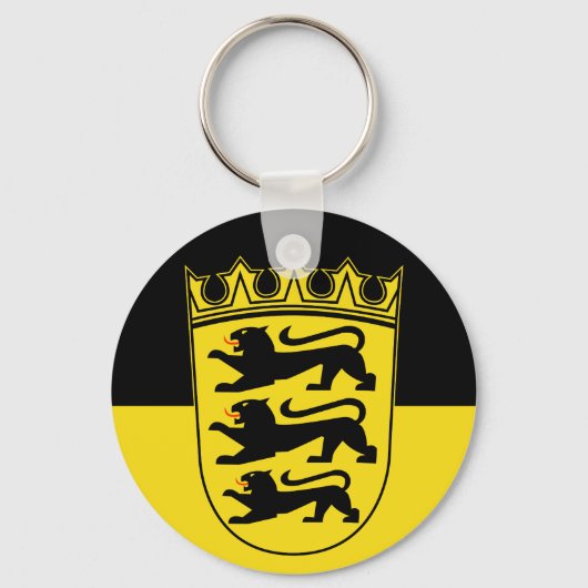 Vlag van de Sleutelhanger Baden-Württemberg (Voorkant)