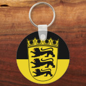 Vlag van de Sleutelhanger Baden-Württemberg (Voorkant)