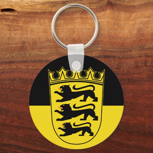 Vlag van de Sleutelhanger Baden-Württemberg (Voorkant)