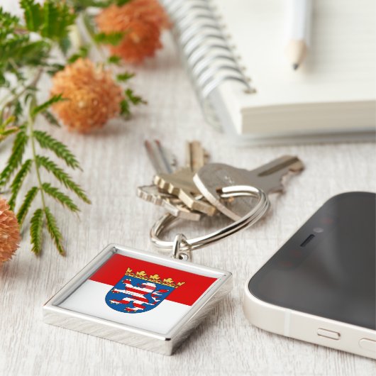 Vlag van de Sleutelhanger Hesse (Zijkant)