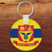 Vlag van de Sleutelhanger St Paul, Minnesota (Voorkant)