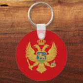 Vlag van de Sleutelhanger van Montenegro (Voorkant)