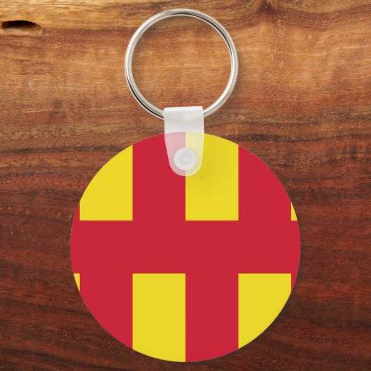 Vlag van de Sleutelhanger van Northumberland (Achterkant)