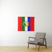 Vlag van de Socialistische Cascadia Wandkleed (In Situ (horizontaal))