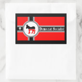 Vlag van de Socialistische Partij van de Verenigde Rechthoekige Sticker (Tas)