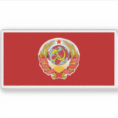 Vlag van de Sovjet-Unie (1922-1923) Sticker (Voorkant)