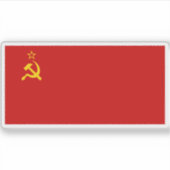 Vlag van de Sovjet-Unie (1924-1936) Sticker (Voorkant)