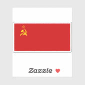Vlag van de Sovjet-Unie (1924-1936) Sticker (Vel)