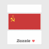 Vlag van de Sovjet-Unie (1936-1955) Sticker (Vel)