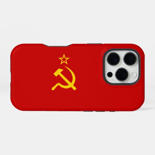 Vlag van de Sovjet-Unie iPhone Hoesje (Achterkant horizontaal)