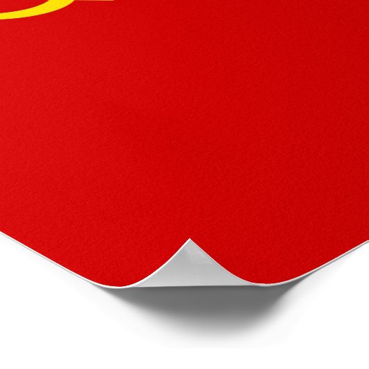 Vlag van de Sovjet-Unie Poster (Hoek)