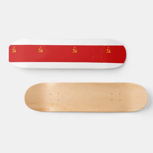 Vlag van de Sovjet-Unie Skateboard (Horizontaal)