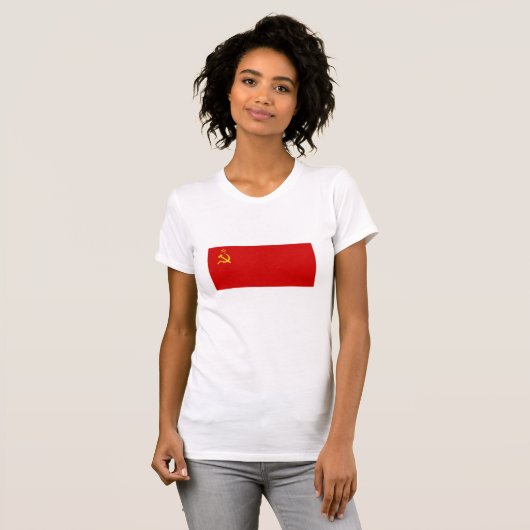 Vlag van de Sovjet-Unie T-shirt (Voorkant volledig)