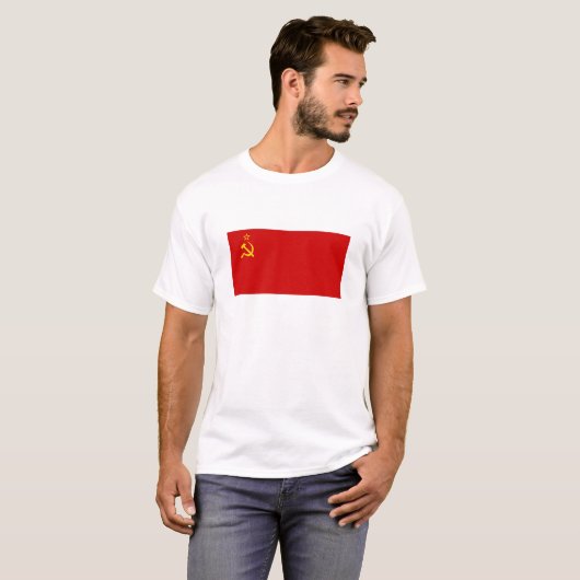 Vlag van de Sovjet-Unie T-shirt (Voorkant volledig)