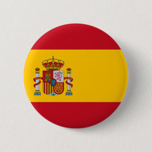 Vlag van de Spaanse Button Bandera de España Pin 