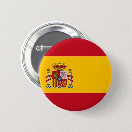 Vlag van de Spaanse Button Bandera de España Pin B (Voorkant /achterkant)