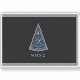 Vlag van de Space Operations Command Sticker