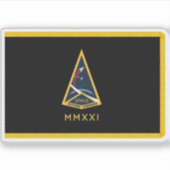 Vlag van de Space Systems Command Sticker (Voorkant)