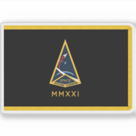 Vlag van de Space Systems Command Sticker