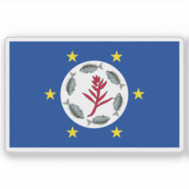 Vlag van de staat Airai, Palau Sticker