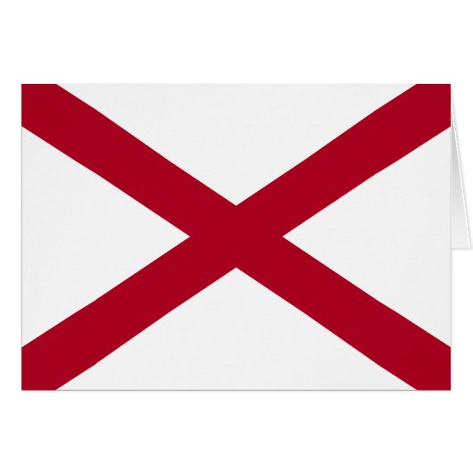 vlag van de staat Alabama (Voorkant Horizontaal)