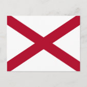 vlag van de staat Alabama Briefkaart (Voorkant)