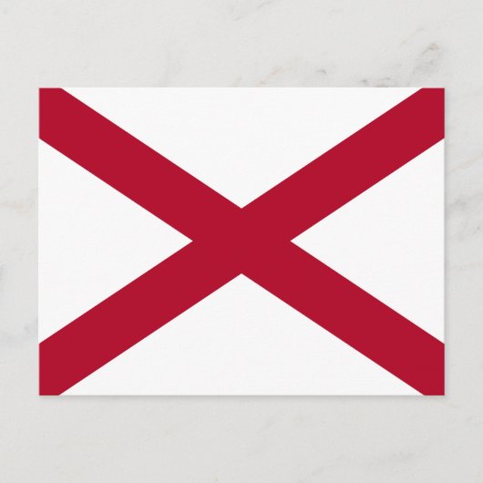 vlag van de staat Alabama Briefkaart (Voorkant)