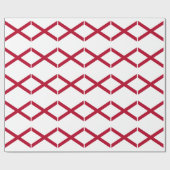 vlag van de staat Alabama Cadeaupapier (Vlak)