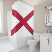 vlag van de staat Alabama Douchegordijn (In situ)