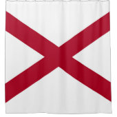 vlag van de staat Alabama Douchegordijn (Voorkant)
