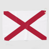 vlag van de staat Alabama Golfhanddoek (Horizontaal)
