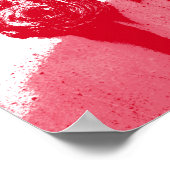 Vlag van de staat Alabama Grunge Poster (Hoek)