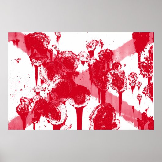 Vlag van de staat Alabama Grunge Poster (Voorkant)