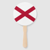 vlag van de staat Alabama Handwaaier (Voorkant)