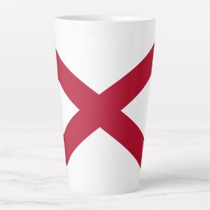 vlag van de staat Alabama Latte Mok