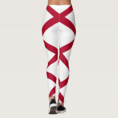 vlag van de staat Alabama Leggings (Achterkant)