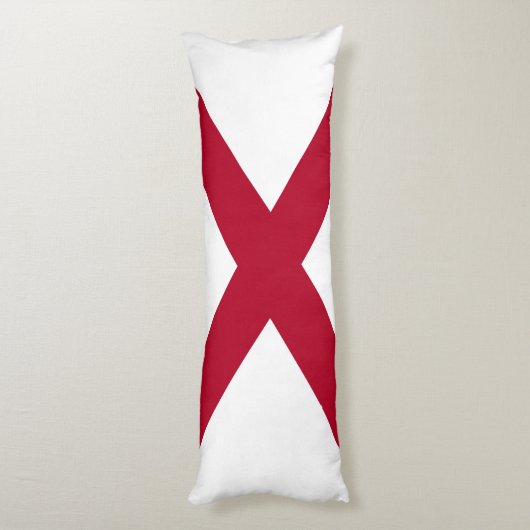 vlag van de staat Alabama Lichaamskussen (Achterkant (Verticaal))