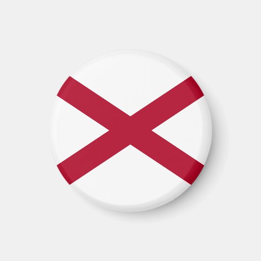 vlag van de staat Alabama Magneet (Voorkant)