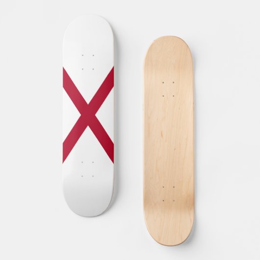 vlag van de staat Alabama Persoonlijk Skateboard (Voorkant)